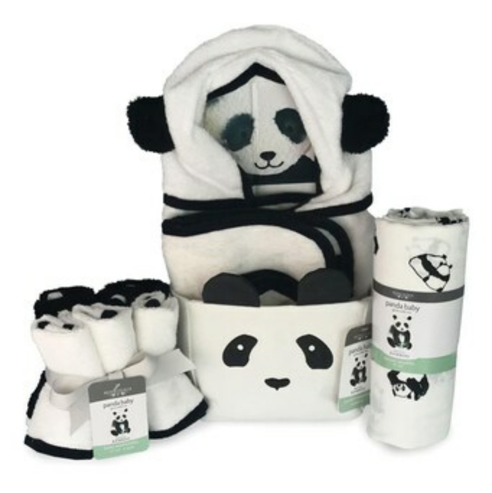 BedVoyage Bamboo Bath Towel Gift Set (Panda)